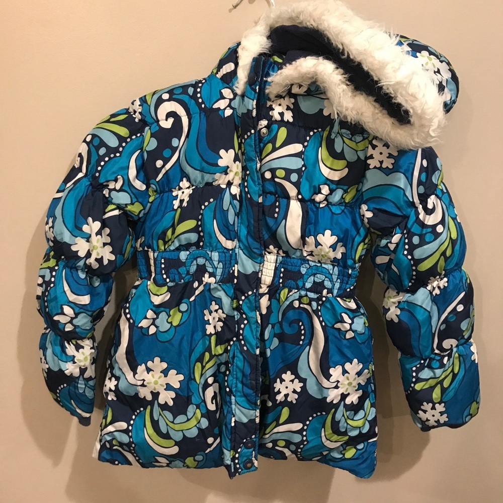 Multicolored Gymboree puffer coat